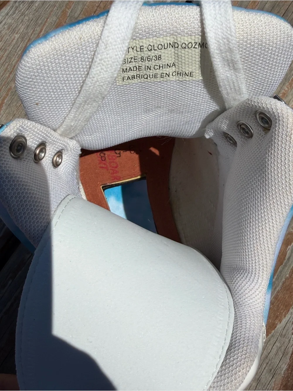 YRU Qloud Sky High Clear Fillable Platform Sneakers